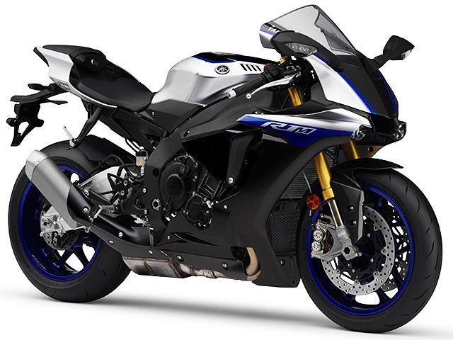 2018年 YZF-R1M ブルーイッシュホワイトメタリック2（カタログメイン）