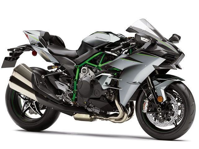 2018年 Ninja H2 Carbon ミラーコートマットスパークブラック×ミラーコートスパークブラック（カタログメイン）