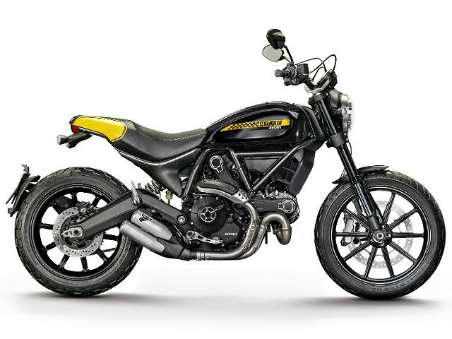 2018年 Scrambler Full Throttle シャイニング・ブラック（カタログメイン）