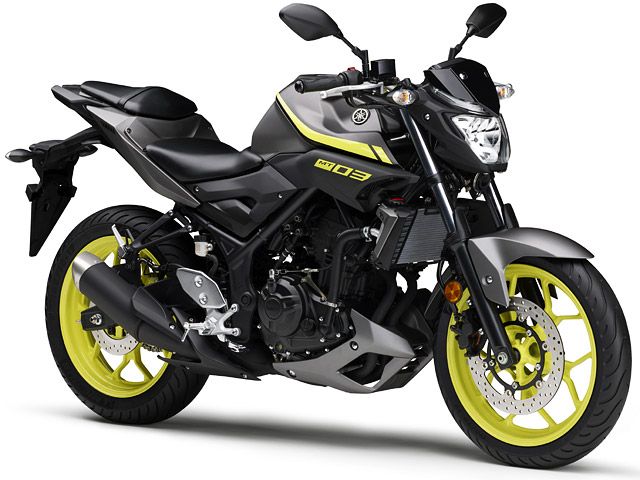 2018年 MT-03 マットグレーメタリック3（カタログメイン）
