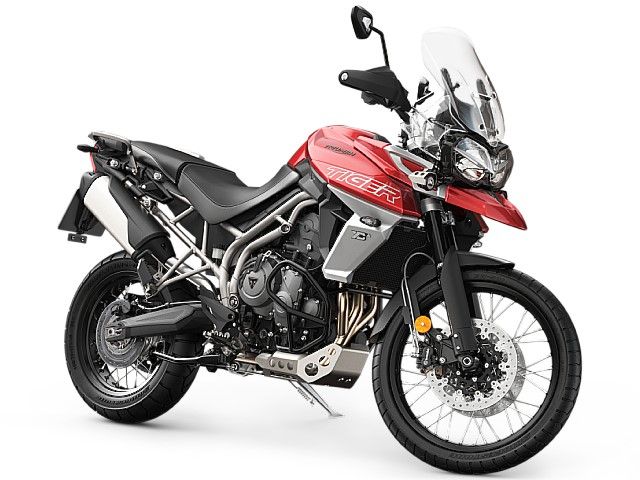 2018年 Tiger 800 XCA コロッシレッド(カタログメイン)