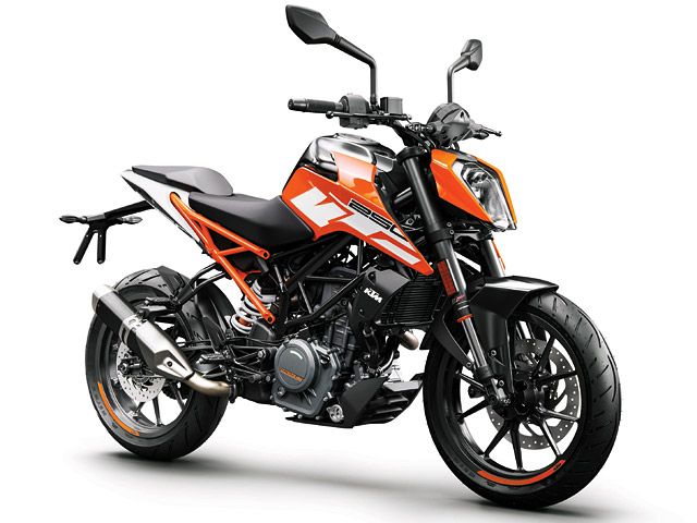 2018年 250DUKE オレンジ(カタログメイン)