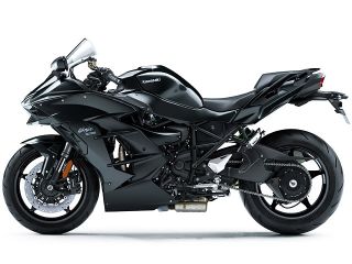 2018年 Ninja H2 SXメタリックカーボングレー×メタリックマットカーボングレー（側面）