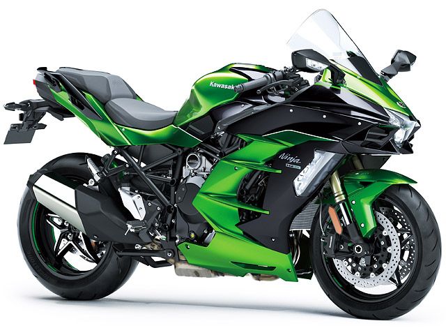 2018年 Ninja H2 SX SE エメラルドブレイズドグリーン×メタリックディアブロブラック（カタログメイン）