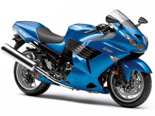 2008年 Ninja ZX-14メタリックミッドナイトサファイアブルー