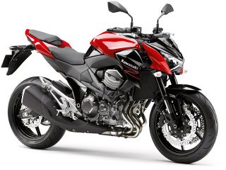 2015年 Z800 ABS（ZR800D）キャンディパーシモンレッド×メタリックスパークブラック