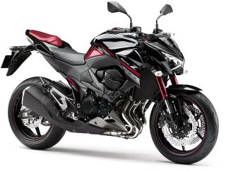2016年 Z800 ABS（ZR800B）メタリックスパークブラック×キャンディクリムゾンレッド