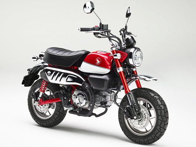 2018年 MONKEY125 ABS パールネビュラレッド（カタログメイン）