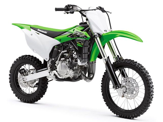 2019年 KX85 ライムグリーン（カタログメイン）