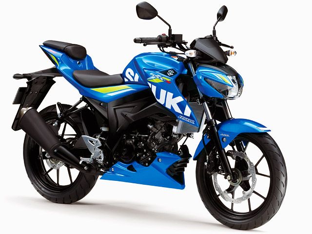 2019年 GSX-S125 ABS トリトンブルーメタリック（カタログメイン）
