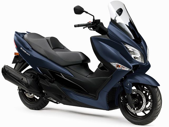 2019年 BURGMAN 400 ABS マットステラブルーメタリック（カタログメイン）