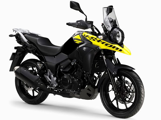 2019年 V-Strom 250 ABS パールネブラーブラック×ソリッドダズリンクールイエロー（カタログメイン）