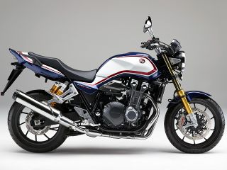 2019年 CB1300 SUPER FOUR SPパールホークスアイブルー（サイドビュー）