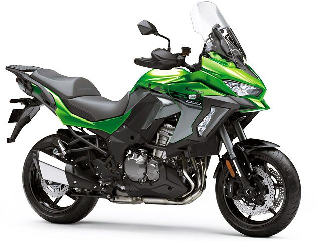 2019年 Versys 1000 SE エメラルドブレイズドグリーン×パールストームグレー(カタログメイン)