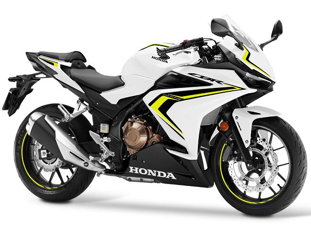 2019年 CBR500R Pearl Metalloid White（カタログメイン）