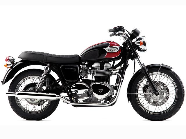 2006年 Bonneville T100 トルネードレッド×ジェットブラック(カタログメイン)