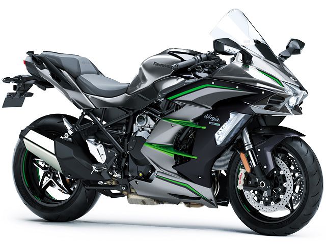 2019年 Ninja H2 SX SE+ メタリックグラファイトグレー×メタリックディアブロブラック（カタログメイン）