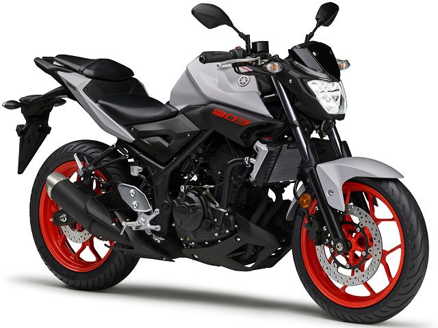 2019年 MT-03 マットライトグレーメタリック4（カタログメイン）