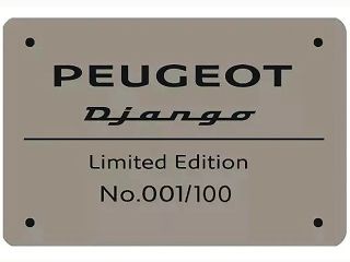 2019年 Django125 120th Limited Edition（シリアルプレート）
