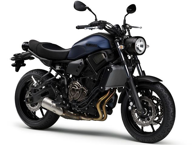 2019年 XSR700 ABS マットダークパープリッシュブルーメタリック1（カタログメイン）