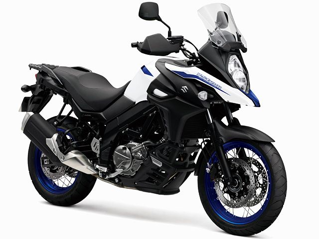 2019年 V-Strom 650XT ABS パールグレッシャーホワイト(カタログメイン)