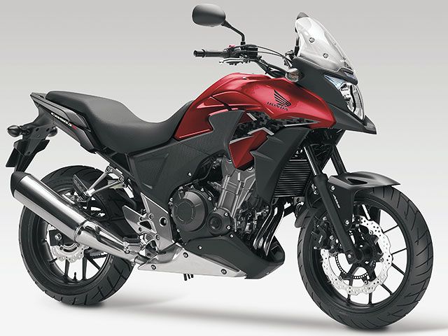 2013年 CB500X Candy Ruby Red（カタログメイン）