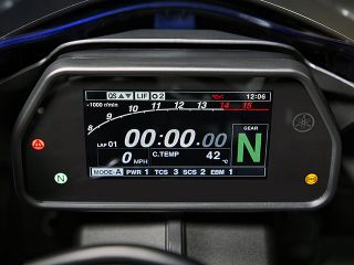 2020年 YZF-R1（メーター表示イメージ）
