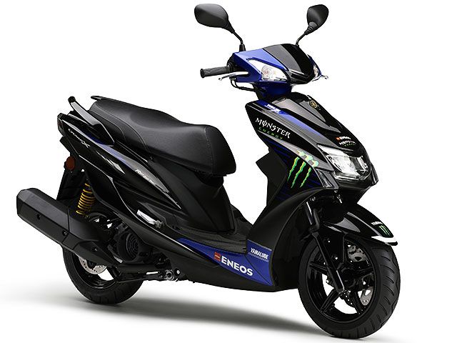2019年 CYGNUS X MonsterEnergy YamahaMotoGP Edition ブラックメタリックX（カタログメイン）
