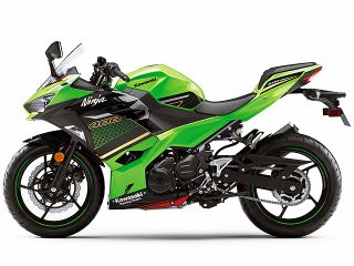 2020年 Ninja 400 KRT Editionライムグリーン×エボニー（サイドビュー）