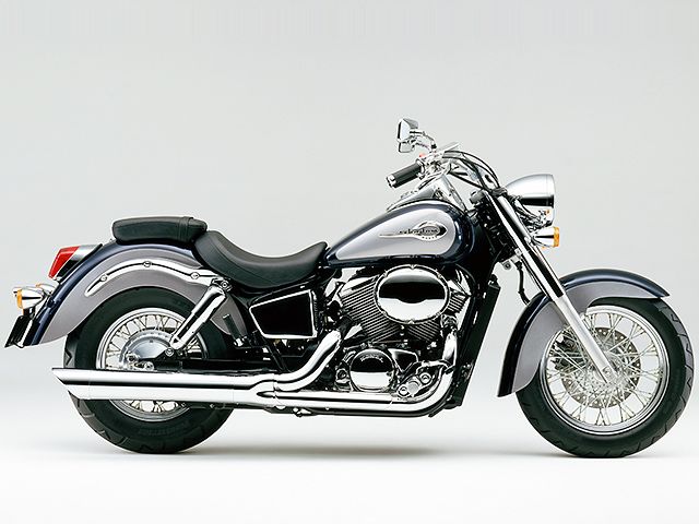 2001年 Shadow 750 パールコロナドブルー×インディグレイメタリック（カタログメイン）