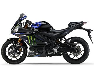 2019年 YZF-R25 ABS Monster Energy Yamaha MotoGP Edition（サイドビュー）