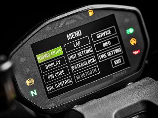 2020年 Monster 1200S（メーター表示イメージ）