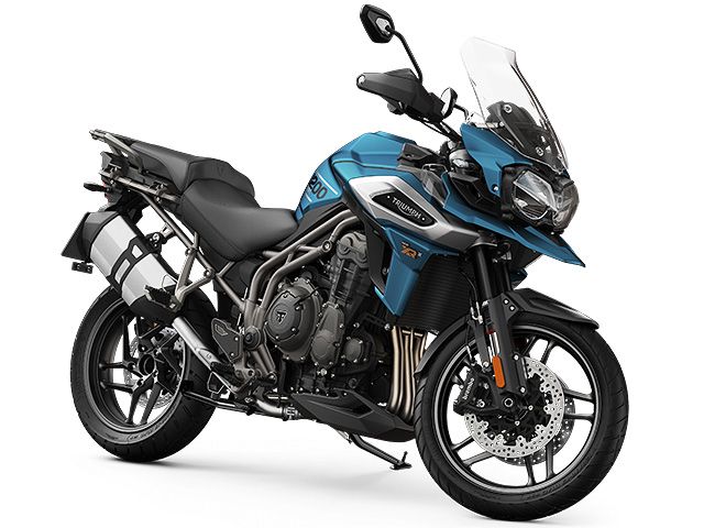 2018年 Tiger 1200 XRx マットコバルトブルー（カタログメイン）