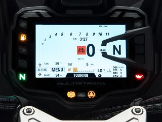 2019年 Multistrada 1260S（メーター表示イメージ）