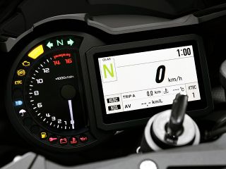 2020年 Ninja H2 Carbon（メーター表示イメージ）