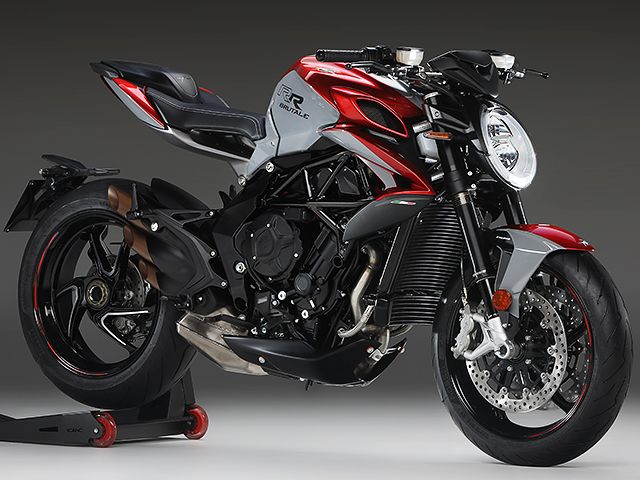 2020年 BRUTALE800 RR SCS SHOCK PEARL RED/AVIO GREY（カタログメイン）