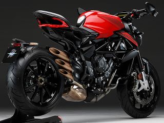 2020年 DRAGSTER 800 ROSSO（リアビュー）