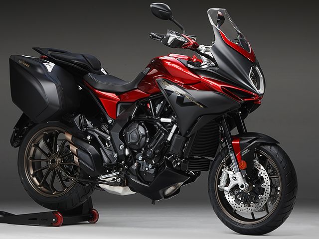 2020年 TURISMOVELOCE 800 LUSSO FIRE RED/DARK METALLIC OPAQUE GREY（カタログメイン）