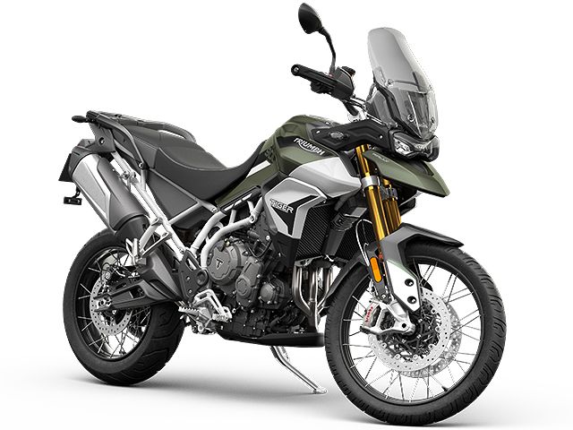 2020年 Tiger 900 Rally マットカーキ（カタログメイン）