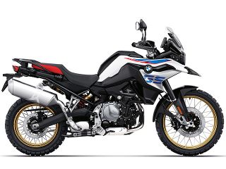 2020年 F850GSRally：ライト・ホワイト（サイドビュー）