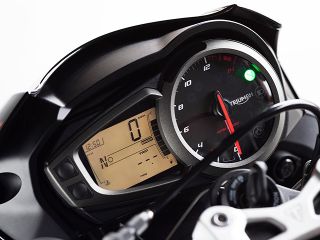 2020年 Street Triple R Low（メーター表示イメージ）
