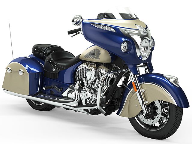 2019年 Chieftain Classic Deep Water Metallic over Dirt Track Tan（カタログメイン）