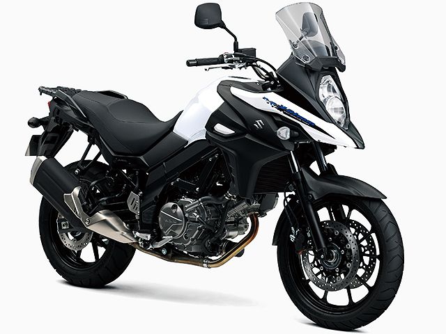 2020年 V-Strom 650 ABS パールグレッシャーホワイト(カタログメイン)