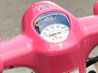 2020年 Super Cub 110「天気の子」ver.（メーター表示イメージ）