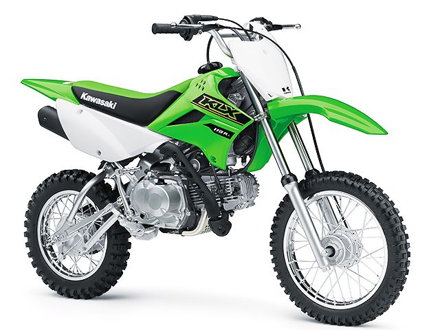 2021年 KLX110R L ライムグリーン（カタログメイン）