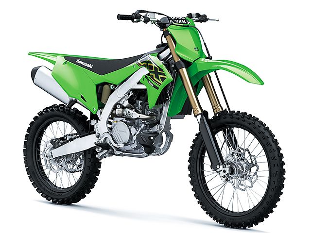 2021年 KX250 ライムグリーン（カタログメイン）