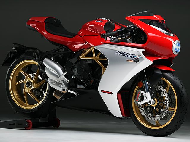2020年 SUPERVELOCE 800 アゴレッド/アゴシルバー（カタログメイン）