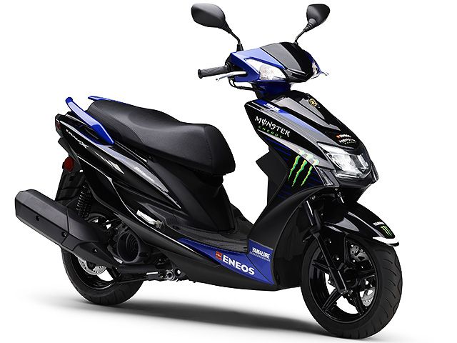 2020年 CYGNUS X MonsterEnergy YamahaMotoGP Edition ブラックメタリックX（カタログメイン）