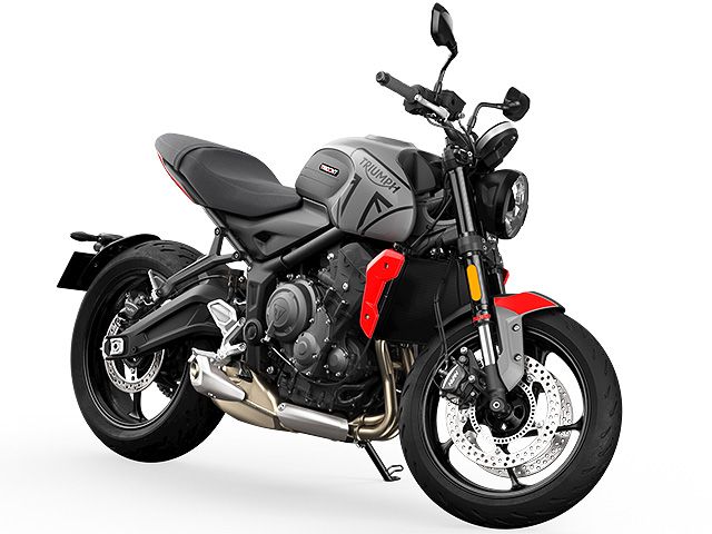 2021年 TRIDENT 660 シルバーアイス＆ディアブロレッド（カタログメイン）