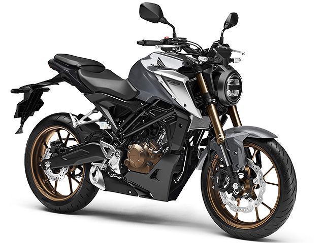 2021年 CB125R Pearl Smoky Gray(カタログメイン)